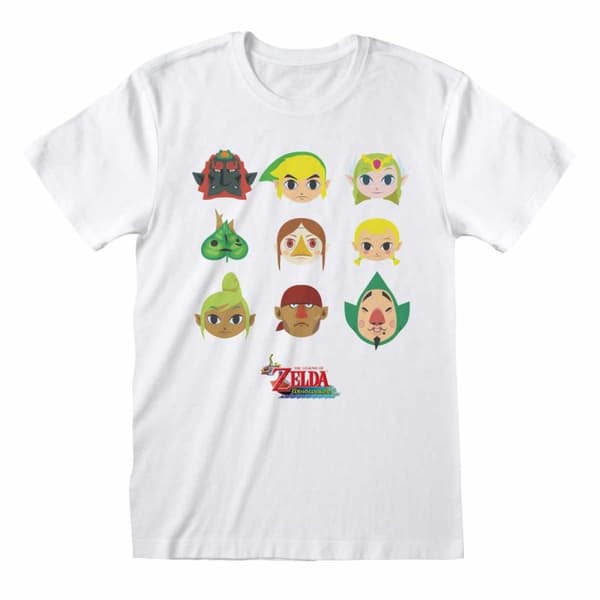 Nintendo Legend Of Zelda - Wind Waker Faces (Unisex) - Large