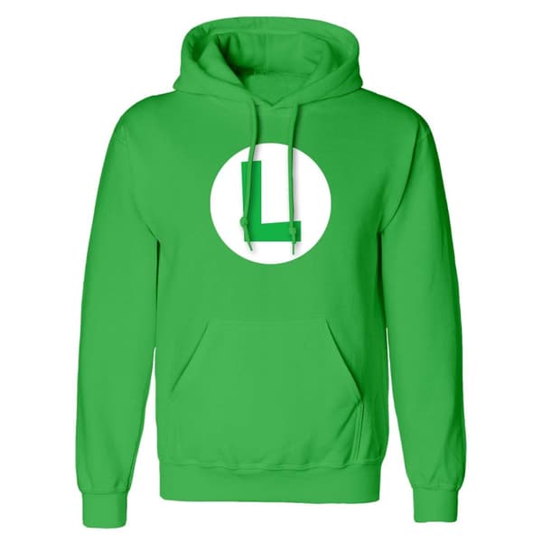 Nintendo Super Mario - Luigi Badge (Pullover) - Ex Large