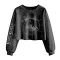Miniatyrbild 1 av 2: Harry Potter - Hogwarts Constellation (SuperHeroes Inc. Acid Wash Cropped Sweatshirt) - Large