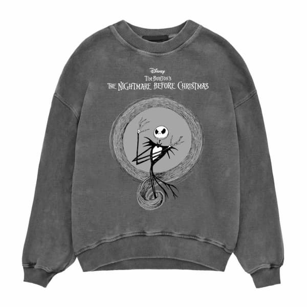 Night Before Christmas - Jack and Logo Acid Wash - Ex Large