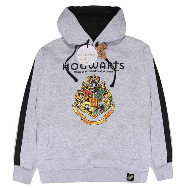 Harry Potter - Hogwarts Crest (SuperHeroes Inc. Contrast Pullover) - Medium