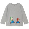 Miniatyrbild 1 av 3: Name it Mini Super Mario Tröja, Grå, Storlek 92