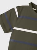 Miniatyrbild 2 av 2: Name it Mini Randig T-shirt, Oliv, Storlek 110