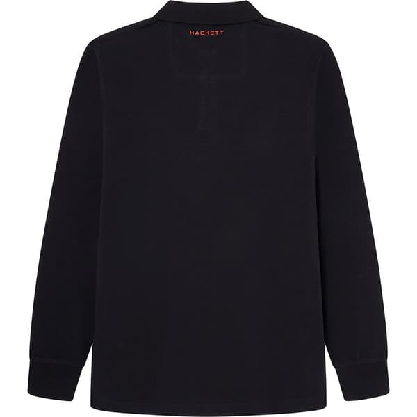 Hackett Långärmad Piké Hm550960 Svart XL Man