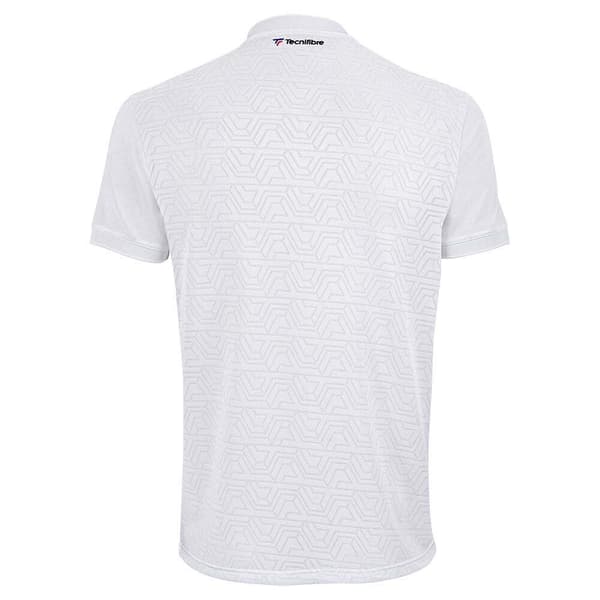 Tecnifibre Kortærmet Polo Team Mesh Hvid L Mand