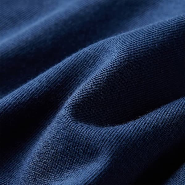 vidaXL T-shirt med långa ärmar för barn marinblå 128