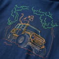 Miniatyrbild 4 av 7: vidaXL T-shirt med långa ärmar för barn marinblå 116