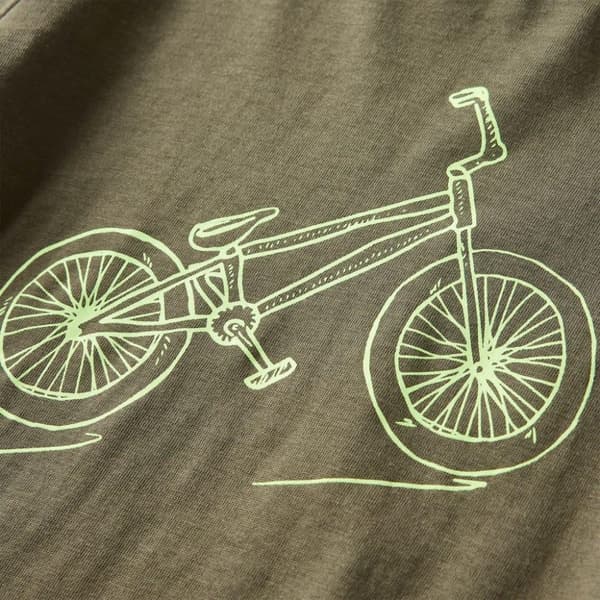 vidaXL Langærmet T-shirt til børn str. 92 kakifarvet