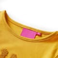 Miniatyrbillede 3 af 7: vidaXL Langærmet T-shirt til børn str. 104 okkergul