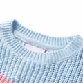 Miniatyrbillede 3 af 7: vidaXL Sweater til børn str. 140 strikket blå