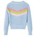 Miniatyrbillede 2 af 7: vidaXL Sweater til børn str. 140 strikket blå