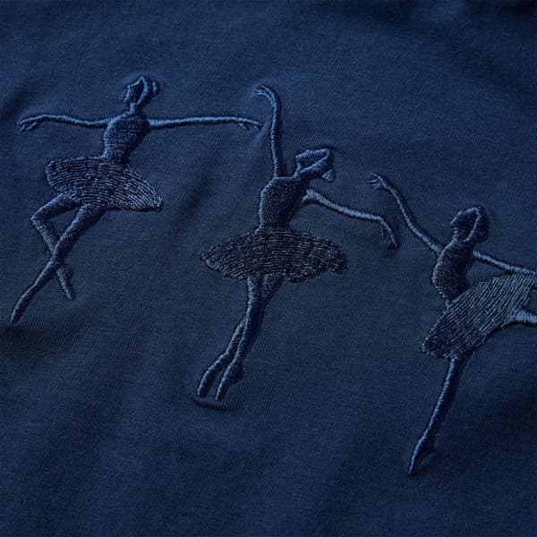 vidaXL Langærmet T-shirt til børn str. 92 marineblå