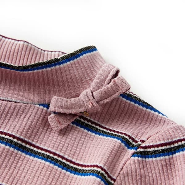 vidaXL Lasten pitkähihainen T-paita vaalea pinkki 104