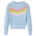 Miniatyrbillede 1 af 7: vidaXL Sweater til børn str. 116 strikket blå