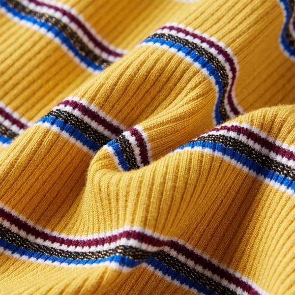 vidaXL Lasten pitkähihainen T-paita okra 116