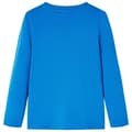 Miniatyrbild 2 av 7: vidaXL T-shirt med långa ärmar för barn koboltblå 116
