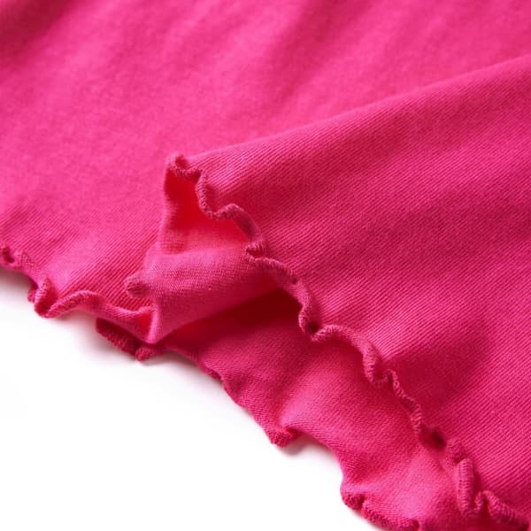 vidaXL T-shirt med långa ärmar för barn stark rosa 92