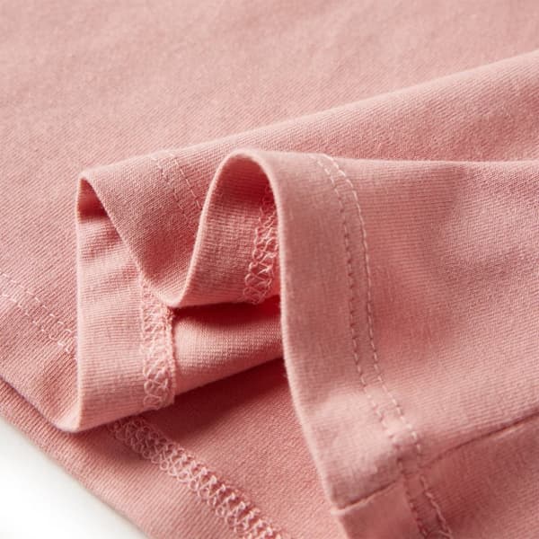 vidaXL T-shirt med långa ärmar för barn ljus rosa 116