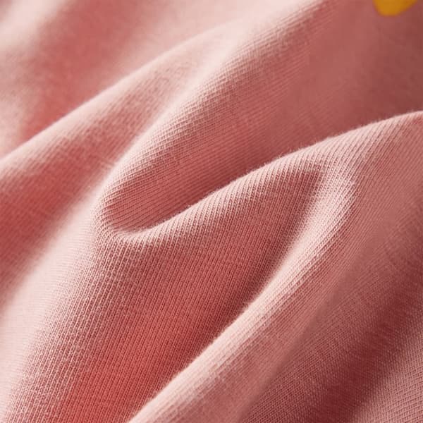 vidaXL T-shirt med långa ärmar för barn ljus rosa 116