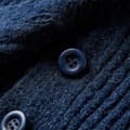 Miniatyrbilde 4 av 7: vidaXL Cardigan for barn strikket marineblå 104