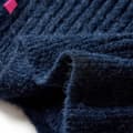Miniatyrbilde 6 av 7: vidaXL Cardigan for barn strikket marineblå 104