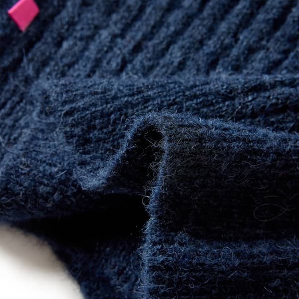 vidaXL Cardigan for barn strikket marineblå 104