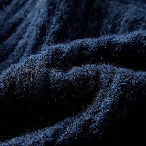 vidaXL Cardigan for barn strikket marineblå 104