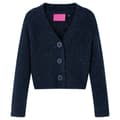 Miniatyrbilde 1 av 7: vidaXL Cardigan for barn strikket marineblå 104