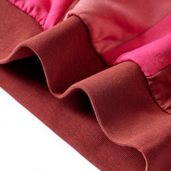 vidaXL Barnegenser fargeblokk rosa og henna 128