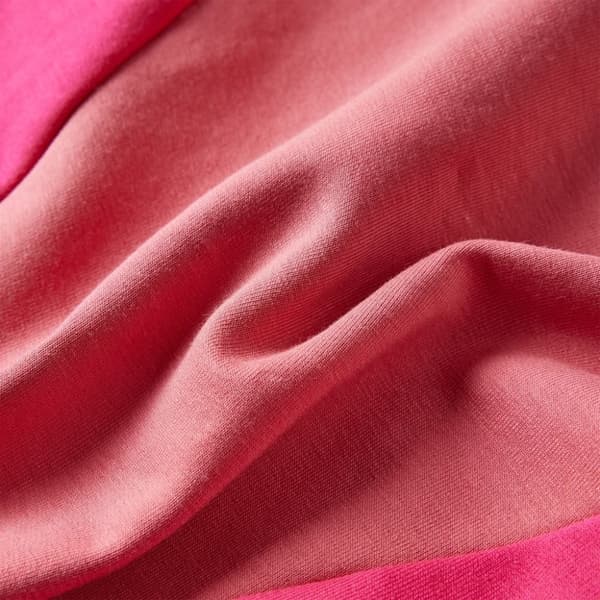 vidaXL Barnegenser fargeblokk rosa og henna 128