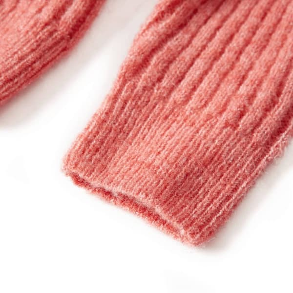 vidaXL Stickad tröja för barn rosa 128