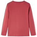 Miniatyrbillede 2 af 7: vidaXL Langærmet T-shirt til børn str. 116 rød