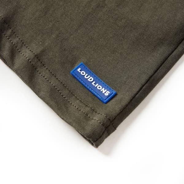 vidaXL Langærmet T-shirt til børn str. 92 kakifarvet