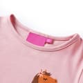Miniatyrbild 3 av 7: vidaXL T-shirt med långa ärmar för barn ljus rosa 92