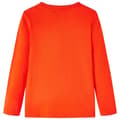 Miniatyrbild 2 av 7: vidaXL T-shirt med långa ärmar för barn stark orange 116