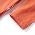 Miniatyrbild 5 av 7: vidaXL T-shirt med långa ärmar för barn stark orange 128