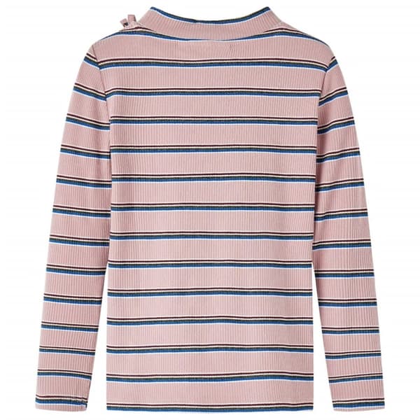 vidaXL T-shirt med långa ärmar för barn ljusrosa 140