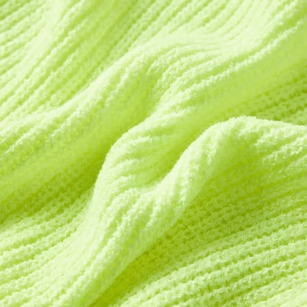 vidaXL Sweater til børn str. 104 strikket neongul