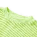 Miniatyrbillede 3 af 7: vidaXL Sweater til børn str. 92 strikket neongul