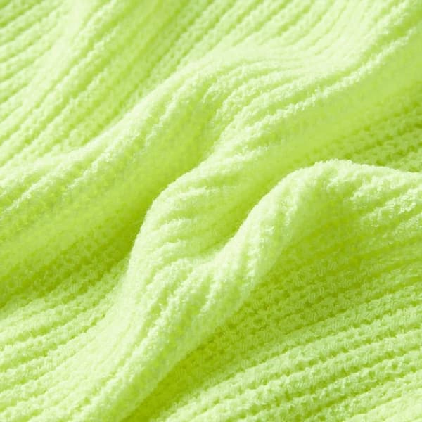 vidaXL Sweater til børn str. 92 strikket neongul