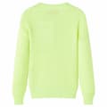 Miniatyrbillede 2 af 7: vidaXL Sweater til børn str. 92 strikket neongul