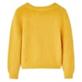 Miniatyrbillede 2 af 7: vidaXL Sweater til børn str. 140 strikket okkergul