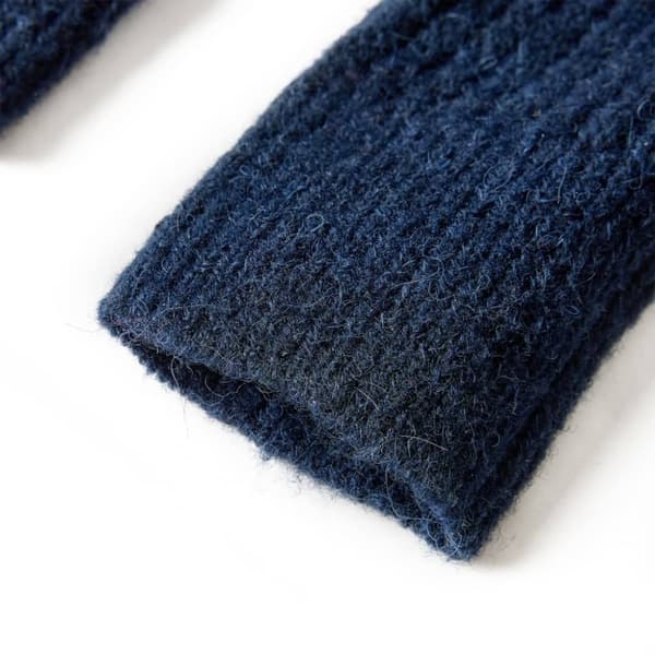 vidaXL Strikket cardigan til børn str. 140 marineblå