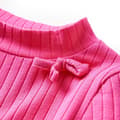 Miniatyrbillede 4 af 8: vidaXL Langærmet T-shirt til børn str. 104 ribstrikket lyserød