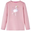 Miniatyrbillede 1 af 7: vidaXL Langærmet T-shirt til børn str. 92 lyserød