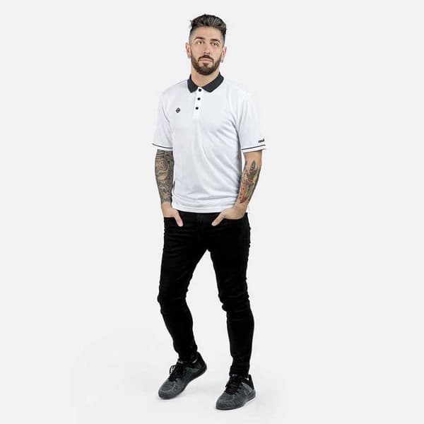 Izas Kortærmet Poloshirt Bespen Hvid 2XL Mand
