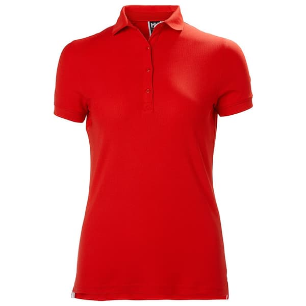 Helly Hansen Kortärmad Pikétröja Crewline Röd XS Kvinna
