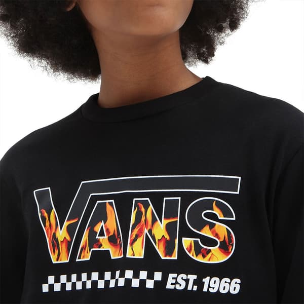 Vans Digi Flames Twofer T-shirt Med Korta ärmar Svart M Pojke