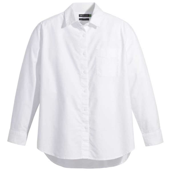 Dockers Lang ærmet Skjorte Original Hvid M Kvinde
