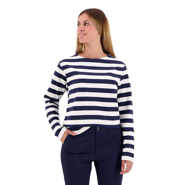 Dockers Skjorta Boatneck Pismo Blå M Kvinna